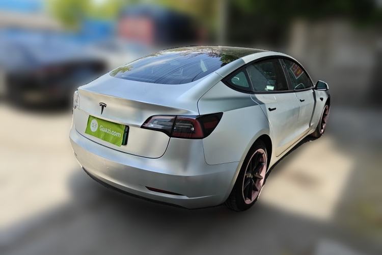 Used Tesla Model 3 2022 Rear-Wheel-Drive Version Rear Right 45 Deg