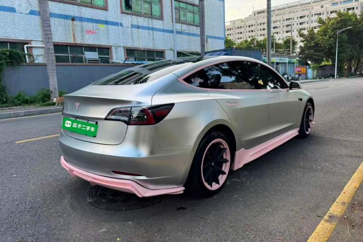 Used Tesla Model 3 2022 Rear-Wheel-Drive Version Rear Right 45 Deg