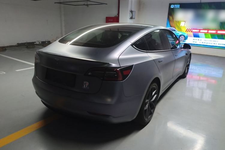 Used Tesla Model 3 2022 Performance High-Performance All-Wheel-Drive Version Rear Right 45 Deg