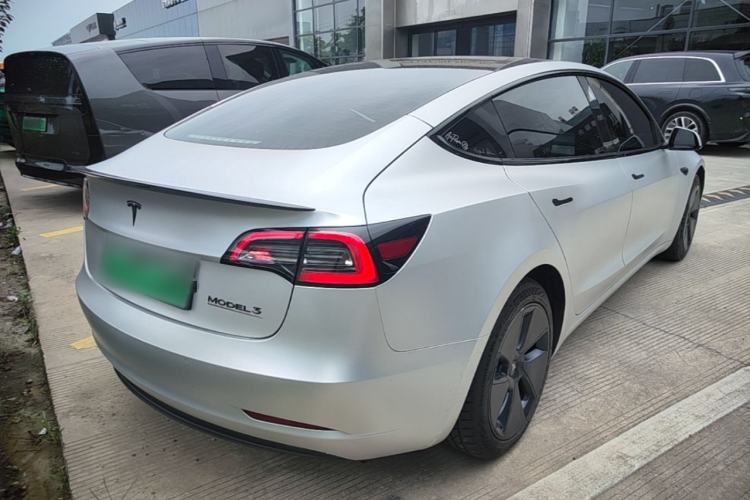 Used Tesla Model 3 2022 Rear-Wheel-Drive Version Rear Right 45 Deg
