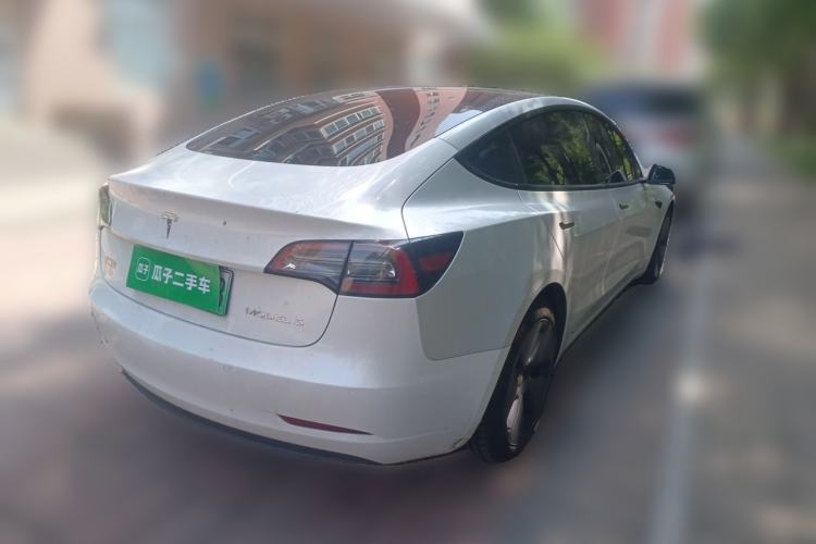 Used Tesla Model 3 2022 Rear-Wheel-Drive Version Rear Right 45 Deg