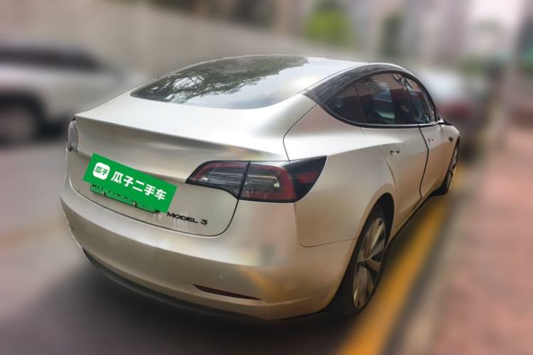 Used Tesla Model 3 2022 Rear-Wheel-Drive Version Rear Right 45 Deg