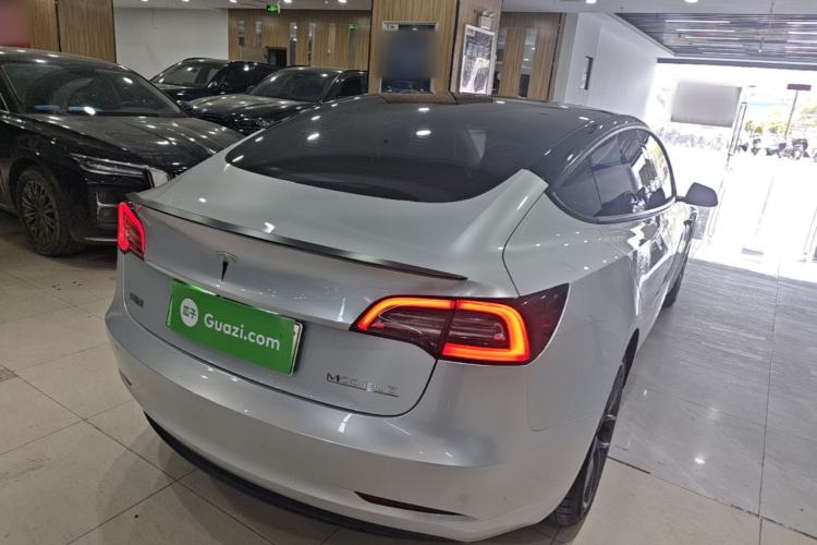 Used Tesla Model 3 2022 Performance High-Performance All-Wheel-Drive Version Rear Right 45 Deg