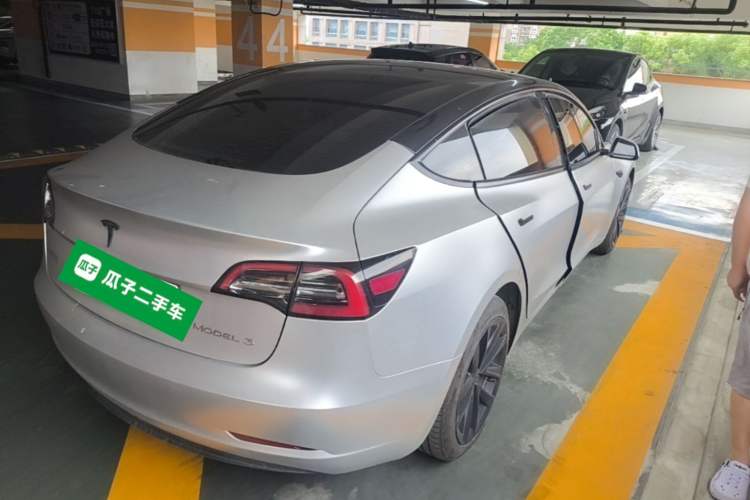 Used Tesla Model 3 2022 Rear-Wheel-Drive Version Rear Right 45 Deg