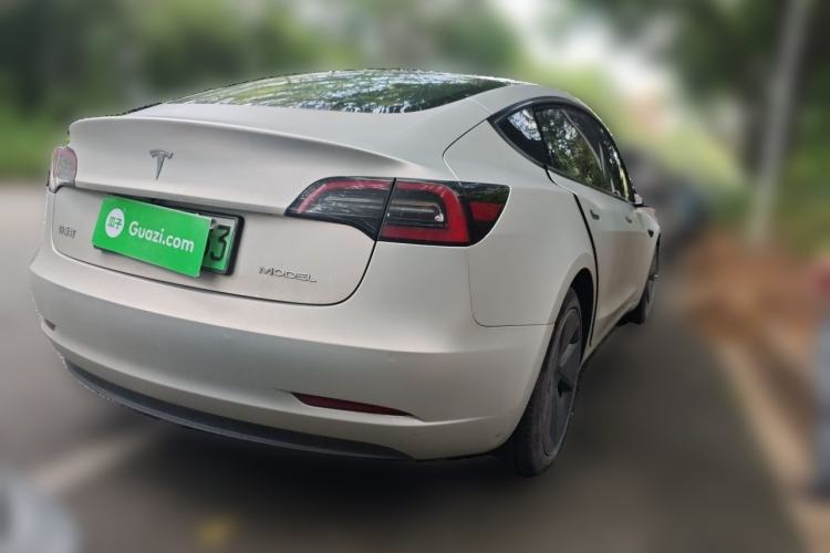 Used Tesla Model 3 2022 Rear-Wheel-Drive Version Rear Right 45 Deg