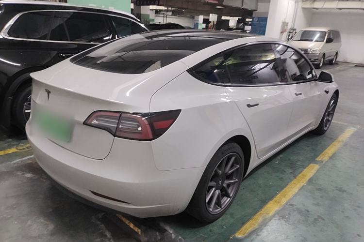 Used Tesla Model 3 2022 Rear-Wheel-Drive Version Rear Right 45 Deg