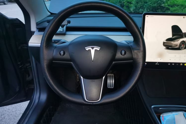Used Tesla Model 3 2022 Performance High-Performance All-Wheel-Drive Version Steering Wheel