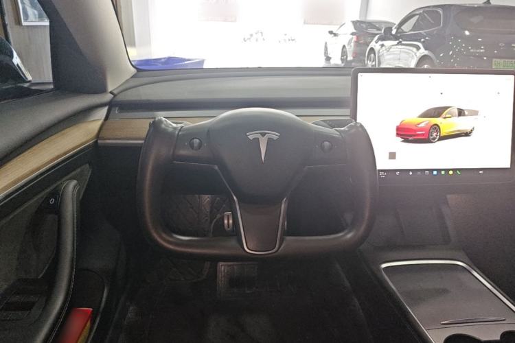 Used Tesla Model 3 2022 Performance High-Performance All-Wheel-Drive Version Steering Wheel