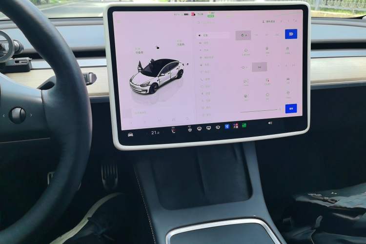 Used Tesla Model 3 2022 Rear-Wheel-Drive Version Audio And AC Panel