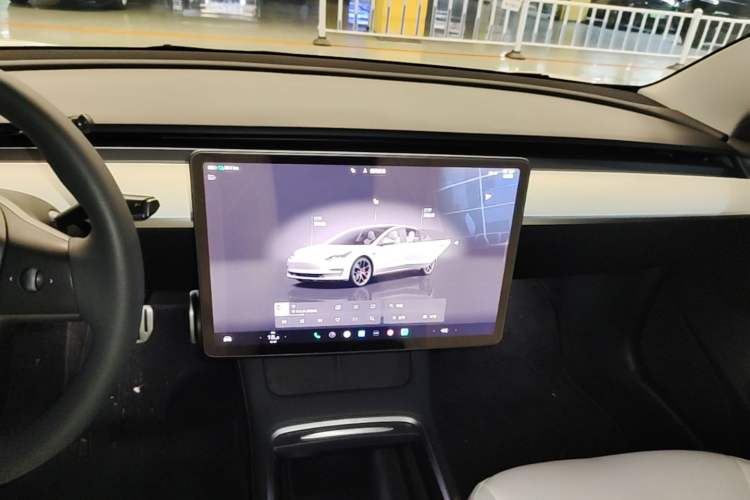 Used Tesla Model 3 2022 Performance High-Performance All-Wheel-Drive Version Audio And AC Panel