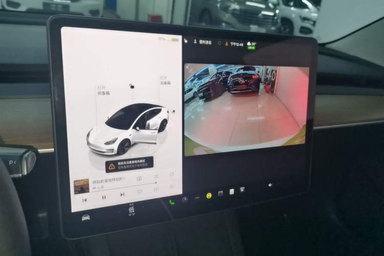 Used Tesla Model 3 2022 Rear-Wheel-Drive Version Audio And AC Panel