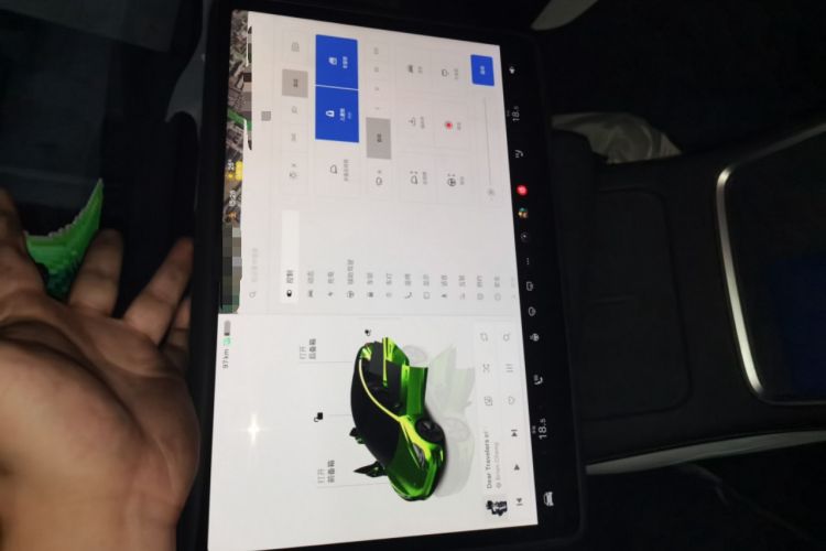 Used Tesla Model 3 2022 Rear-Wheel-Drive Version Audio And AC Panel