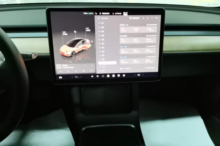 Used Tesla Model 3 2022 Rear-Wheel-Drive Version Audio And AC Panel