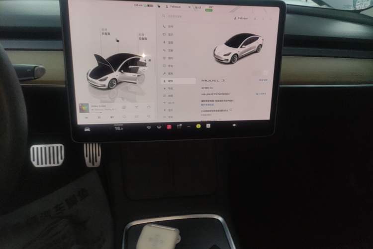 Used Tesla Model 3 2022 Rear-Wheel-Drive Version Audio And AC Panel