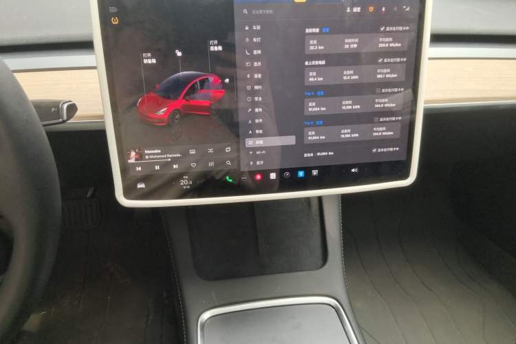 Used Tesla Model 3 2022 Rear-Wheel-Drive Version Audio And AC Panel