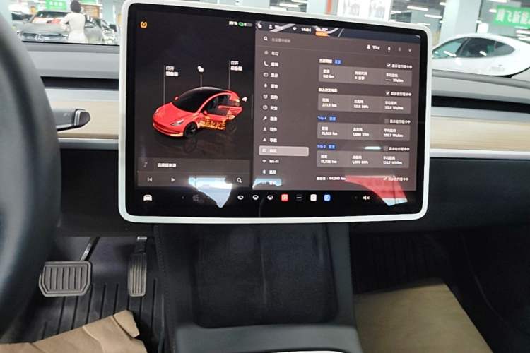 Used Tesla Model 3 2022 Rear-Wheel-Drive Version Audio And AC Panel