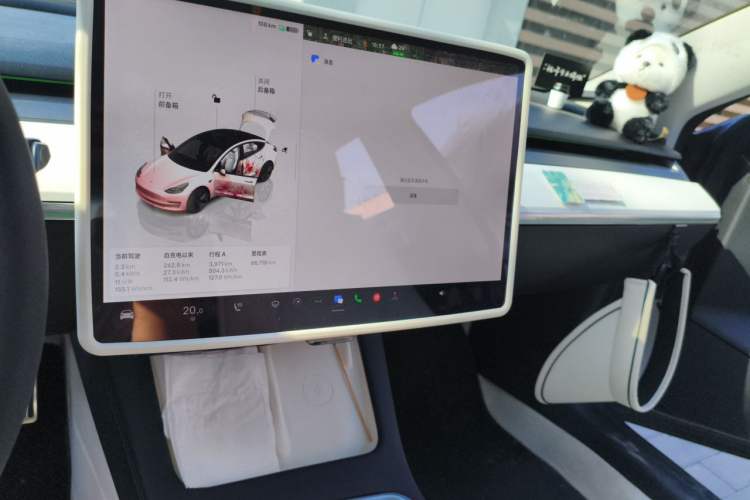 Used Tesla Model 3 2022 Rear-Wheel-Drive Version Audio And AC Panel