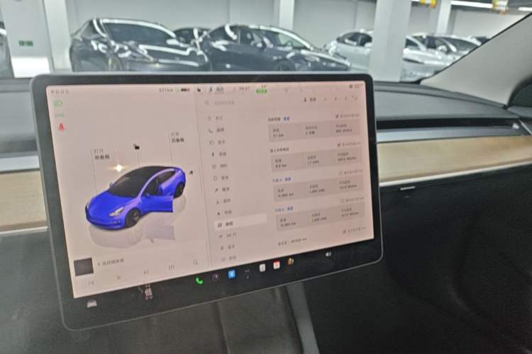 Used Tesla Model 3 2022 Rear-Wheel-Drive Version Audio And AC Panel