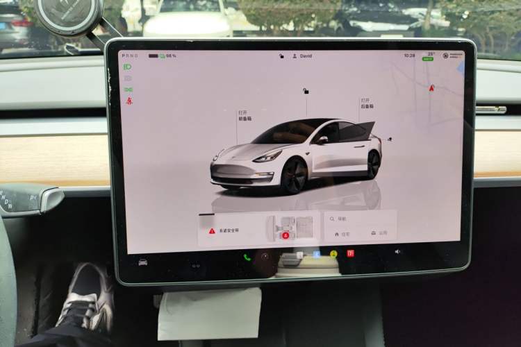 Used Tesla Model 3 2022 Rear-Wheel-Drive Version Audio And AC Panel