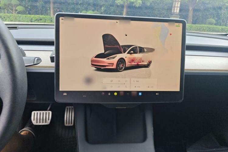 Used Tesla Model 3 2022 Performance High-Performance All-Wheel-Drive Version Audio And AC Panel
