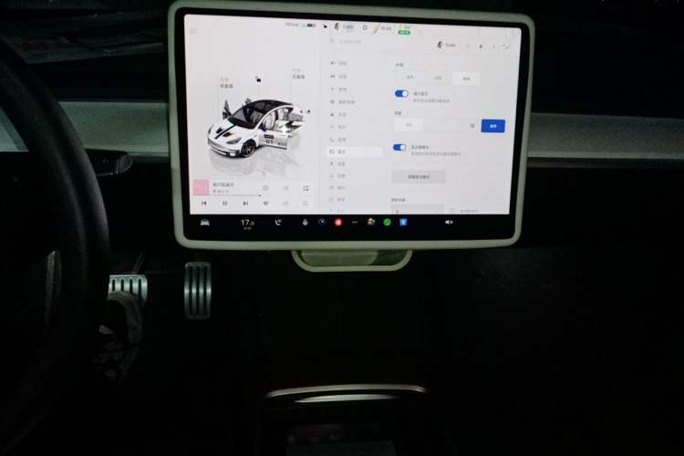 Used Tesla Model 3 2022 Performance High-Performance All-Wheel-Drive Version Audio And AC Panel