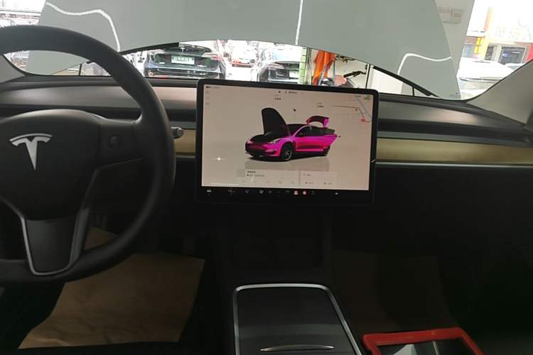 Used Tesla Model 3 2022 Rear-Wheel-Drive Version Audio And AC Panel