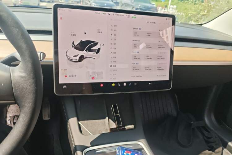Used Tesla Model 3 2022 Rear-Wheel-Drive Version Audio And AC Panel