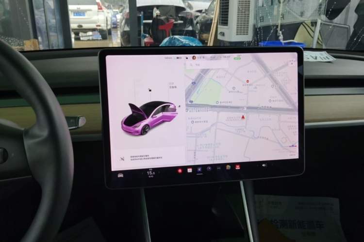 Used Tesla Model 3 2022 Rear-Wheel-Drive Version Audio And AC Panel