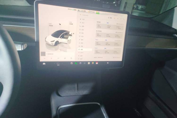 Used Tesla Model 3 2022 Rear-Wheel-Drive Version Audio And AC Panel