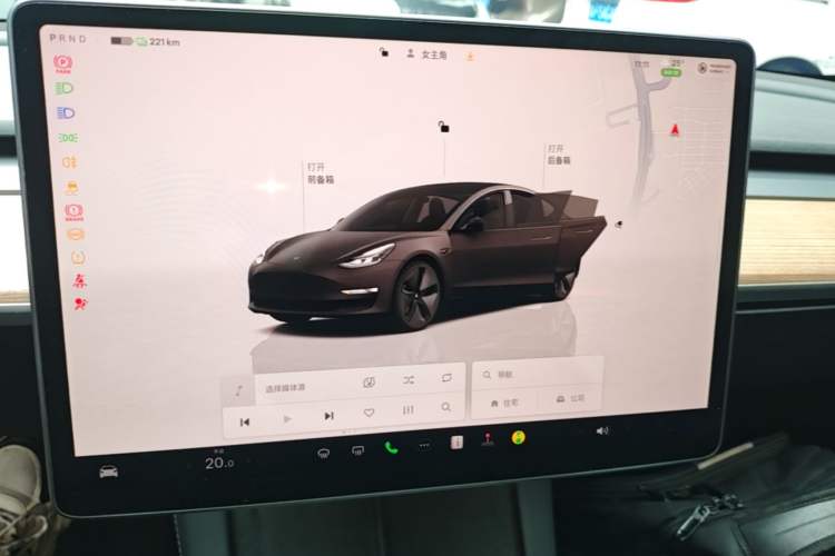 Used Tesla Model 3 2022 Rear-Wheel-Drive Version Audio And AC Panel