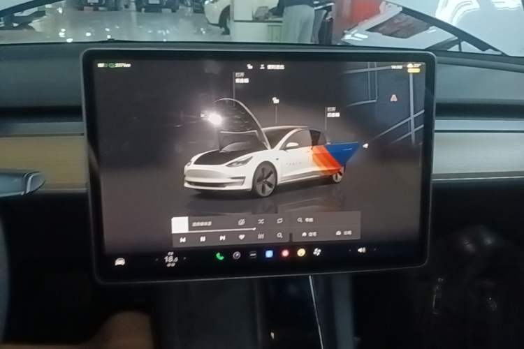 Used Tesla Model 3 2022 Rear-Wheel-Drive Version Audio And AC Panel