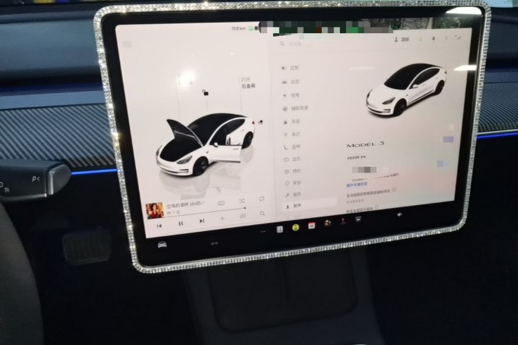 Used Tesla Model 3 2022 Rear-Wheel-Drive Version Audio And AC Panel