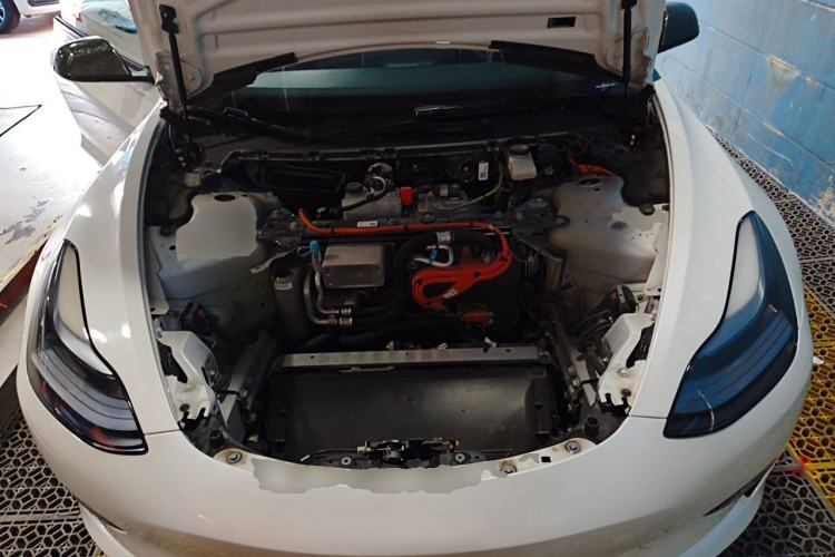 Used Tesla Model 3 2022 Rear-Wheel-Drive Version Engine Bay