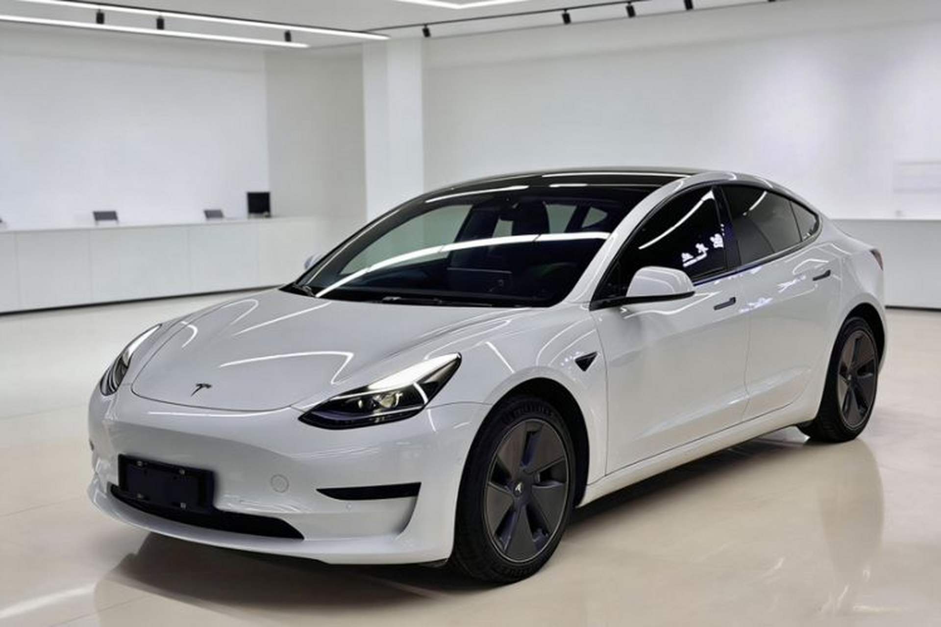 Used Tesla Model 3 2022 Rear-Wheel-Drive Version Front Left 45 Deg