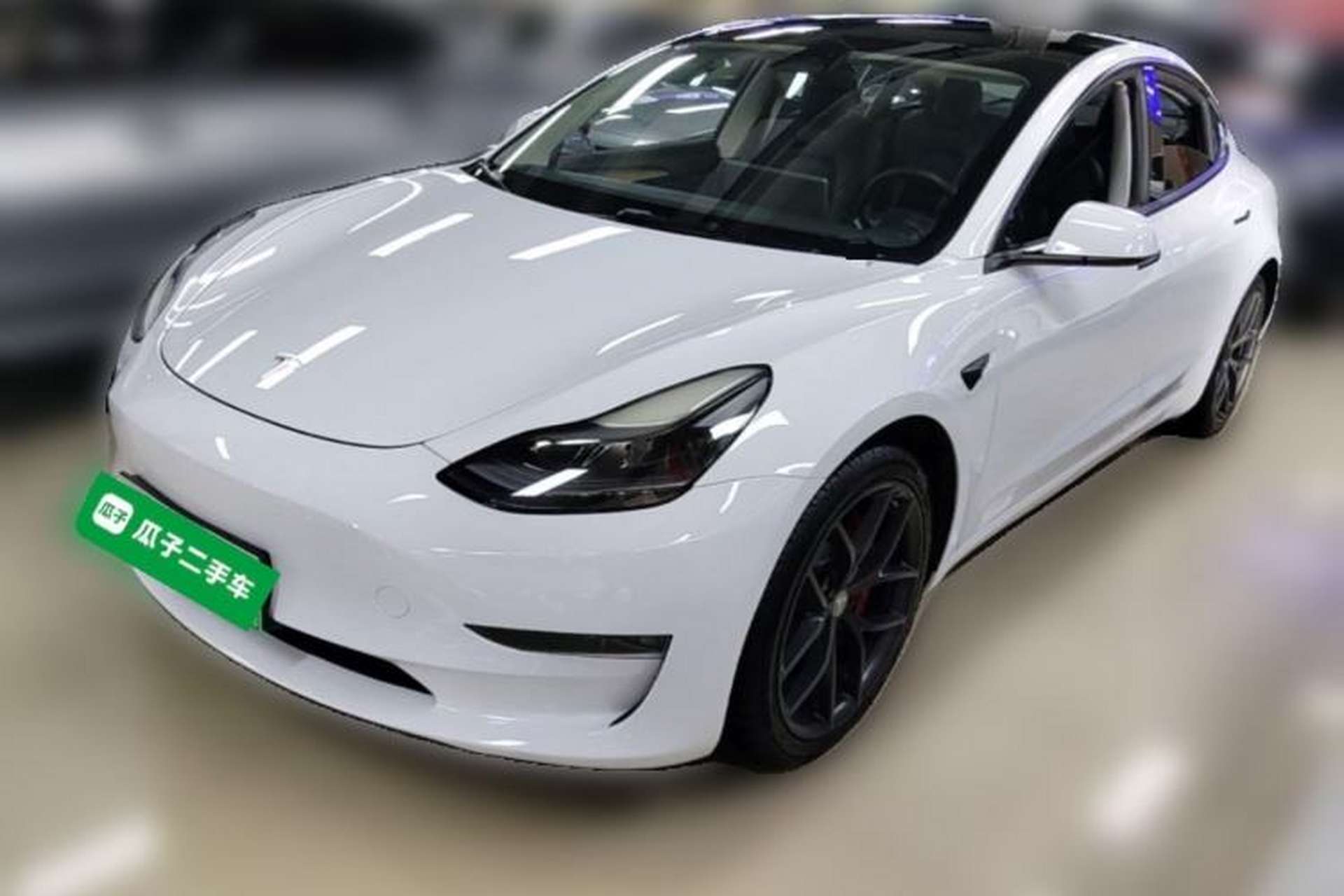 Used Tesla Model 3 2022 Performance High-Performance All-Wheel-Drive Version Front Left 45 Deg