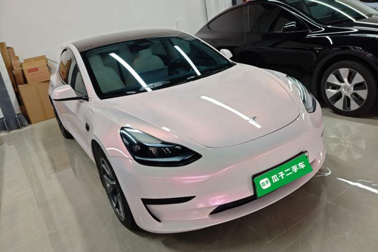 Used Tesla Model 3 2022 Rear-Wheel-Drive Version Front Right 45 Deg