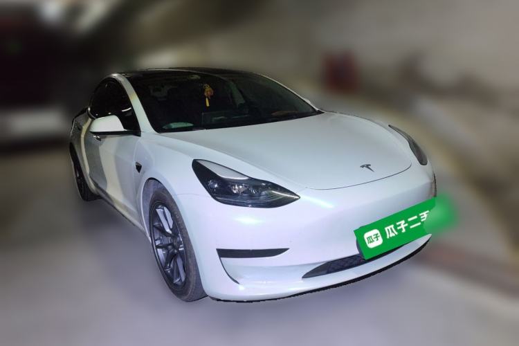 Used Tesla Model 3 2022 Rear-Wheel-Drive Version Front Right 45 Deg