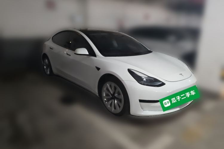 Used Tesla Model 3 2022 Rear-Wheel-Drive Version Front Right 45 Deg