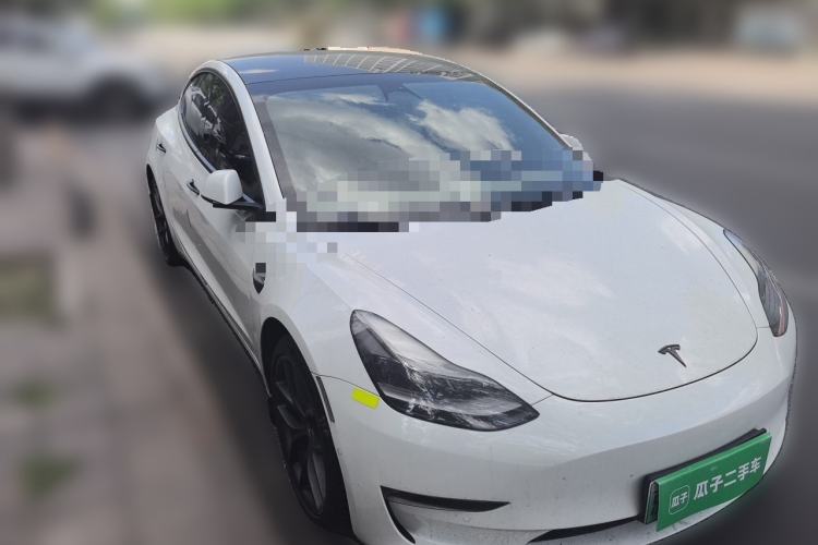 Used Tesla Model 3 2022 Performance High-Performance All-Wheel-Drive Version Front Right 45 Deg