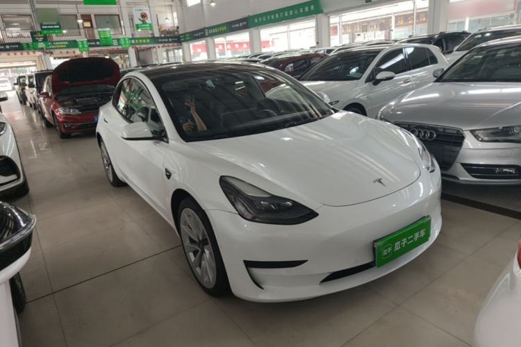 Used Tesla Model 3 2022 Rear-Wheel-Drive Version Front Right 45 Deg