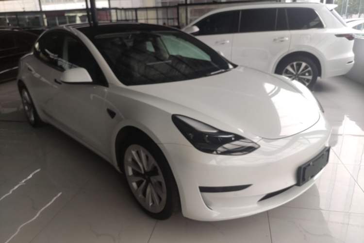 Used Tesla Model 3 2022 Rear-Wheel-Drive Version Front Right 45 Deg