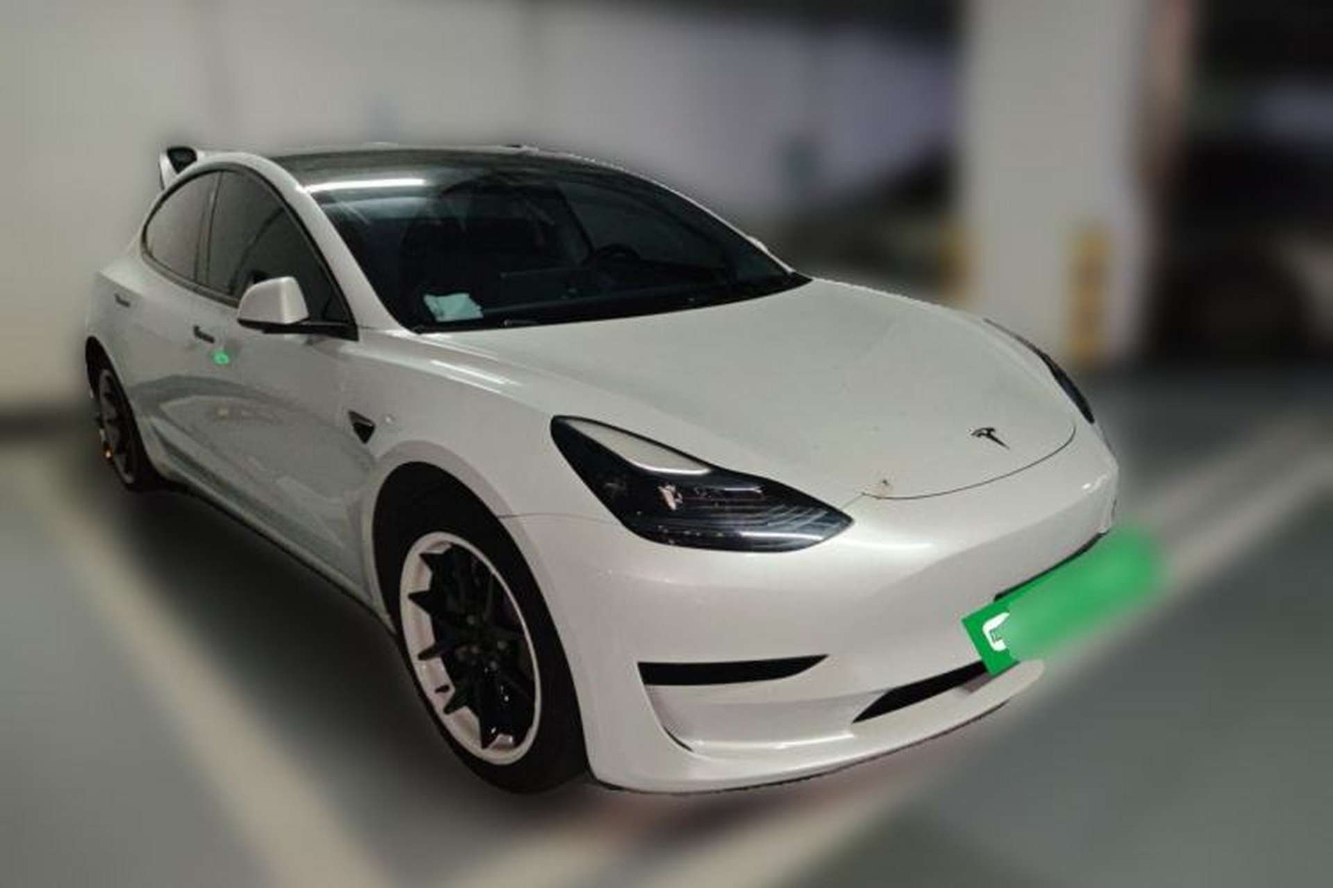 Used Tesla Model 3 2022 Rear-Wheel-Drive Version Front Right 45 Deg