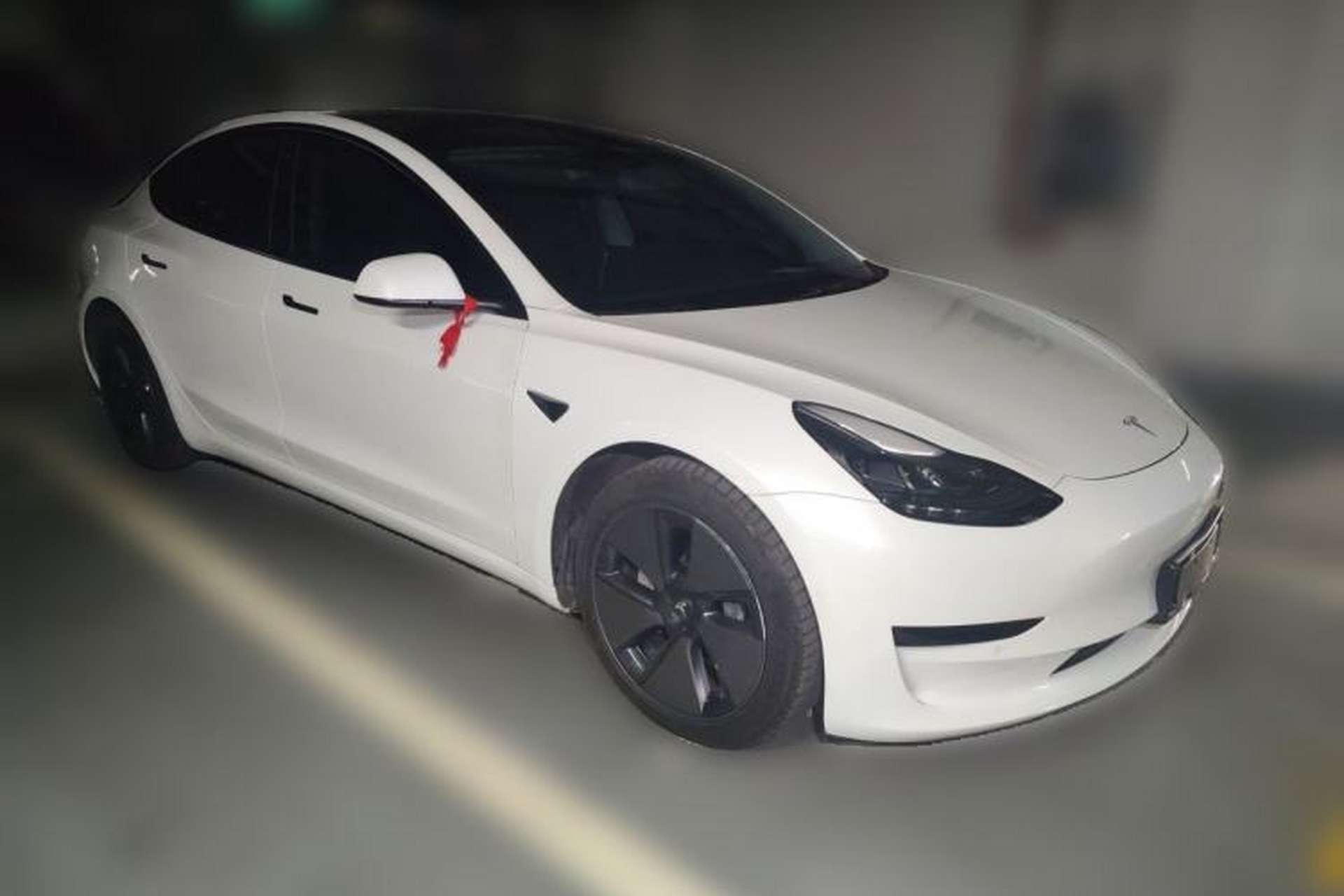 Used Tesla Model 3 2022 Rear-Wheel-Drive Version Front Right 45 Deg