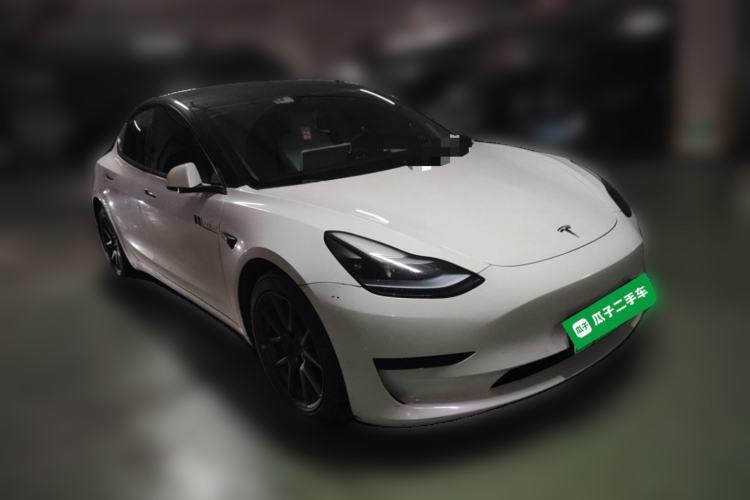 Used Tesla Model 3 2022 Rear-Wheel-Drive Version Front Right 45 Deg