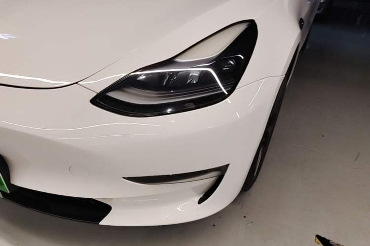 Used Tesla Model 3 2022 Performance High-Performance All-Wheel-Drive Version Left Front Headlight