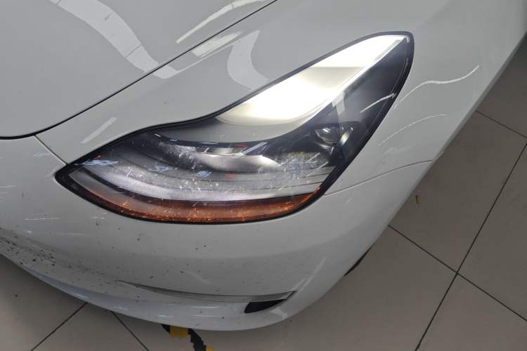 Used Tesla Model 3 2022 Performance High-Performance All-Wheel-Drive Version Left Front Headlight