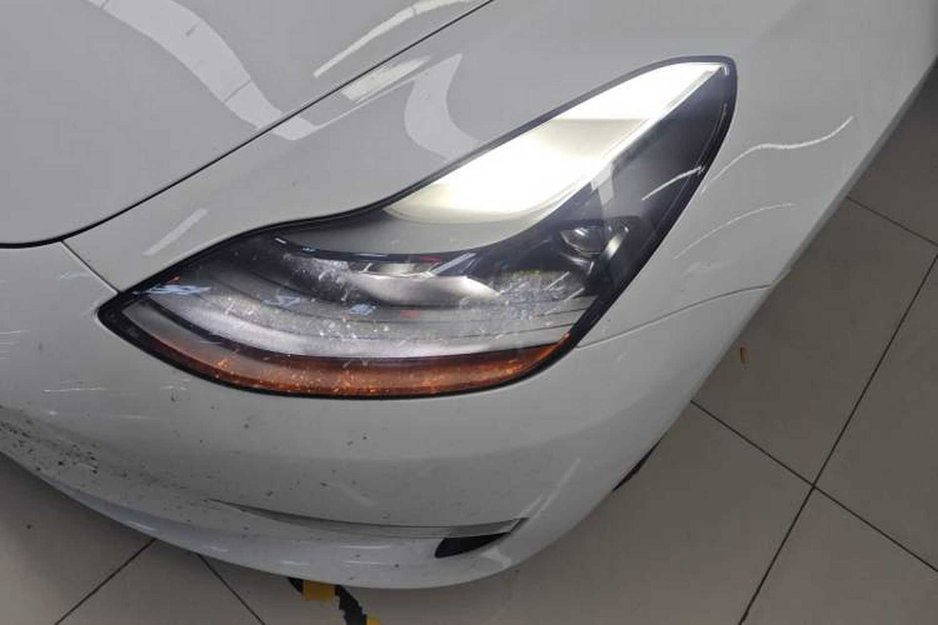 Used Tesla Model 3 2022 Performance High-Performance All-Wheel-Drive Version Left Front Headlight