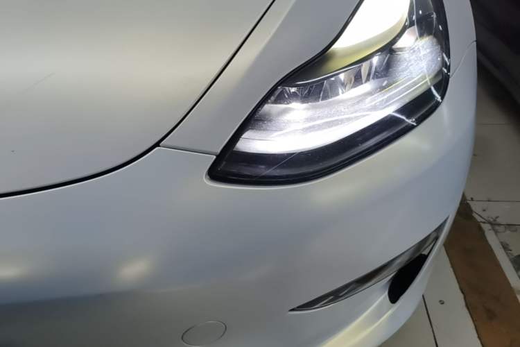 Used Tesla Model 3 2022 Performance High-Performance All-Wheel-Drive Version Left Front Headlight