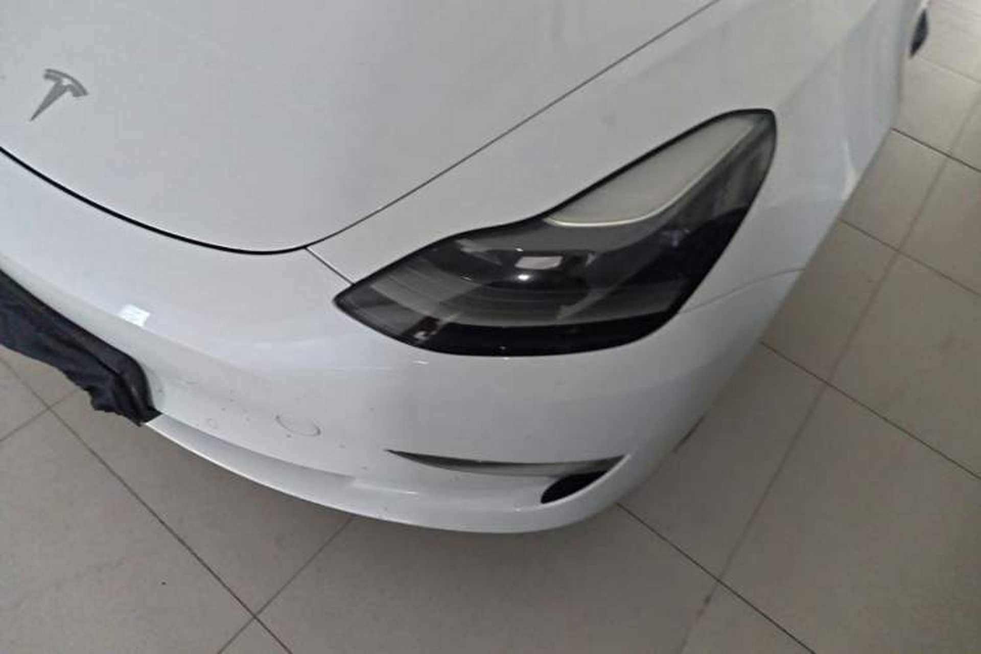 Used Tesla Model 3 2022 Performance High-Performance All-Wheel-Drive Version Left Front Headlight