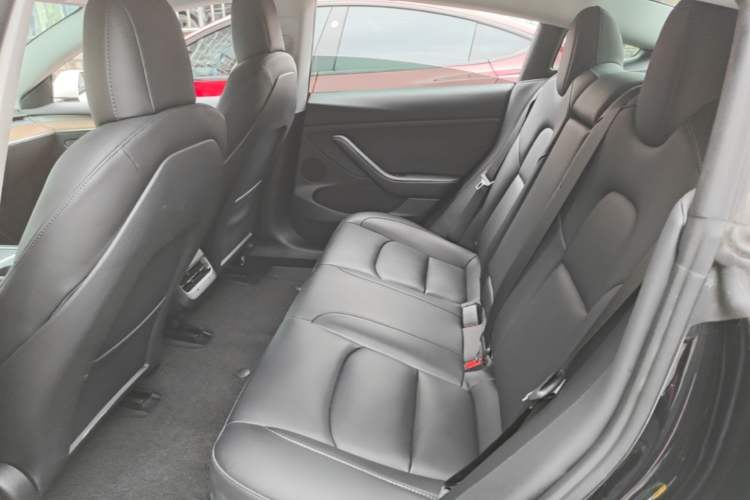 Used Tesla Model 3 2022 Performance High-Performance All-Wheel-Drive Version Left Rear Seat